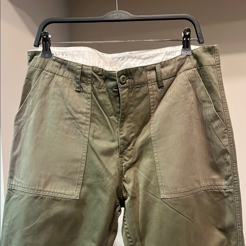 Alpha Industries Men's Olive Green Pants - Picture 3 of 4